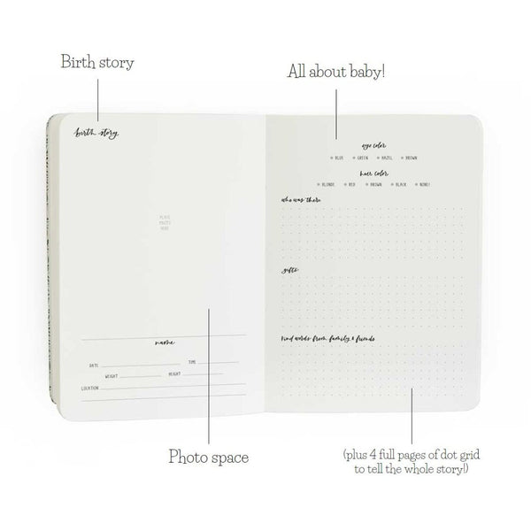 Baby guided journal