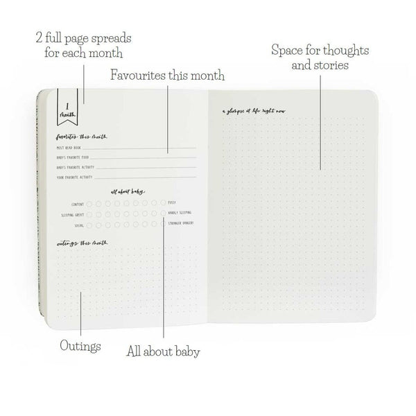 Baby guided journal