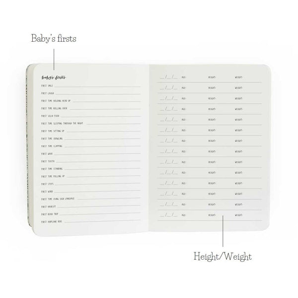Baby guided journal