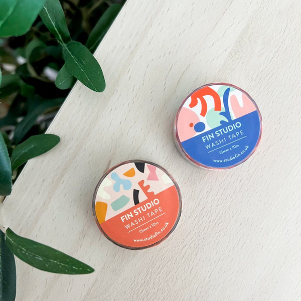 Washi tape tulips