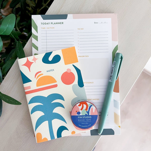 Washi tape tulips