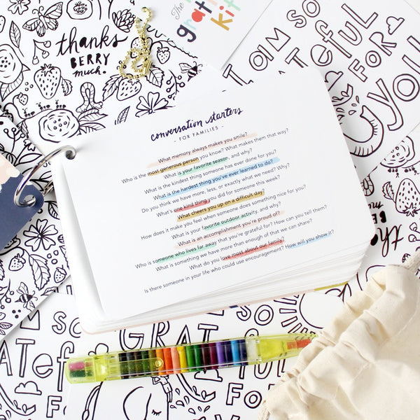 Kids gratitude kit
