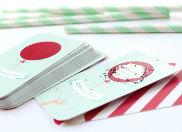 Red balloon scratch-off game
