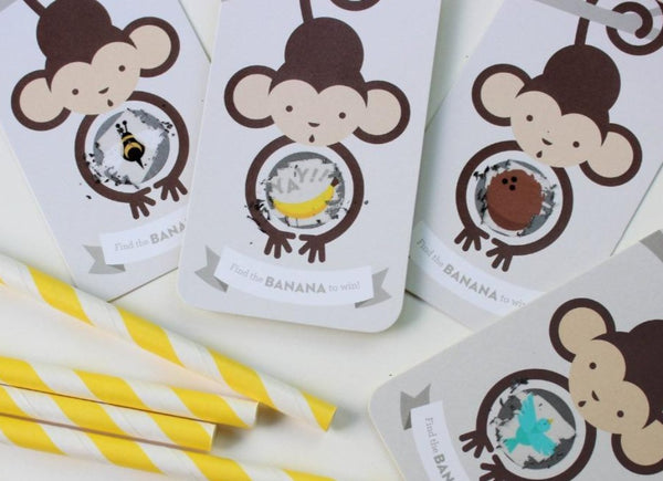 Monkey scratch-off game