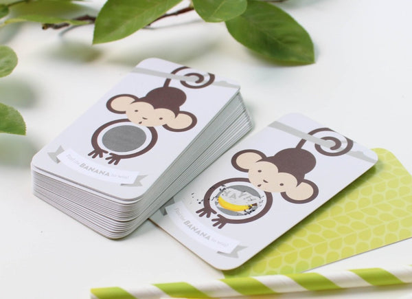Monkey scratch-off game