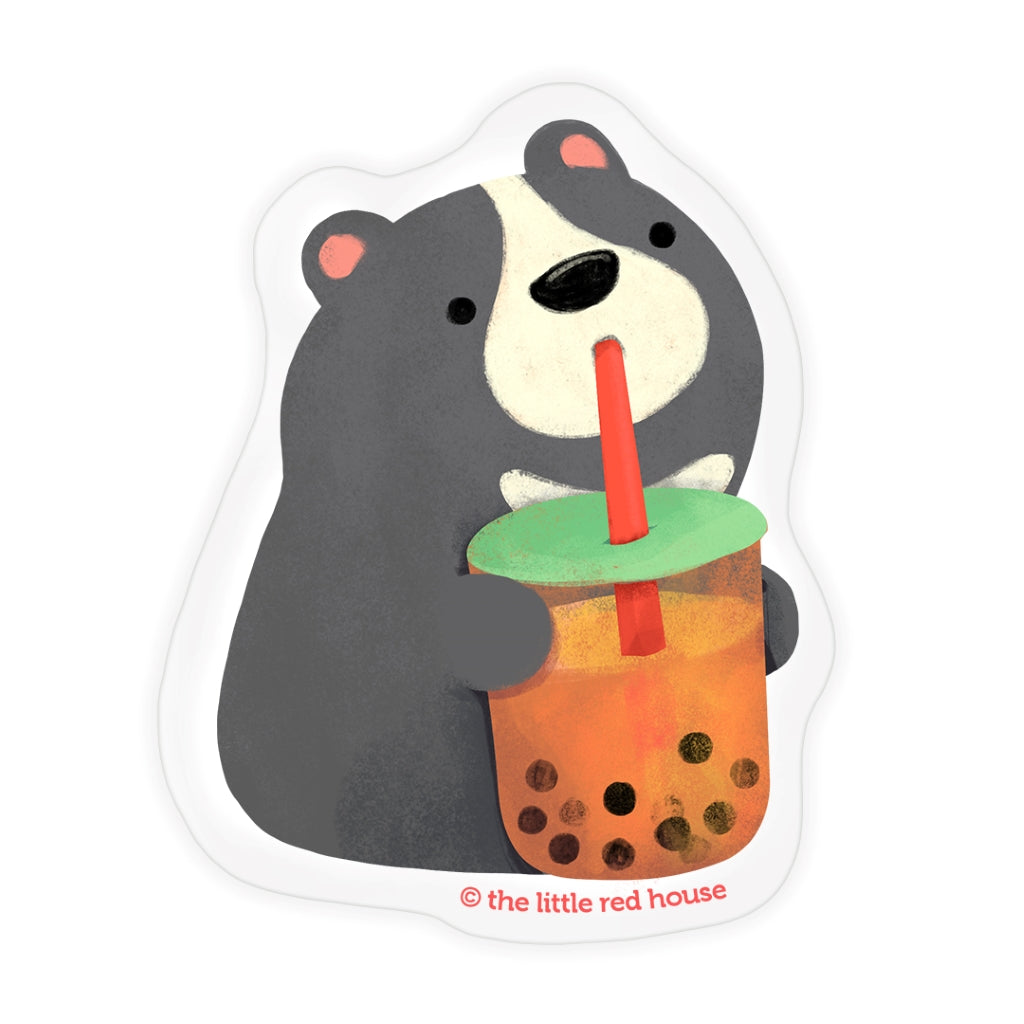 Boba bear sticker