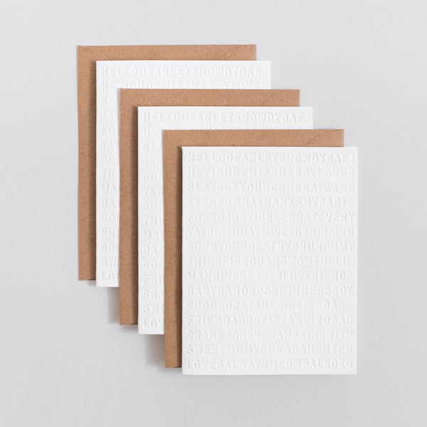 Freestyle colour-in greeting cards