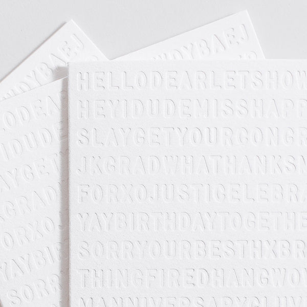 Freestyle colour-in greeting cards