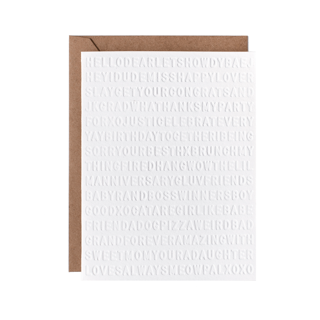 Freestyle colour-in greeting cards