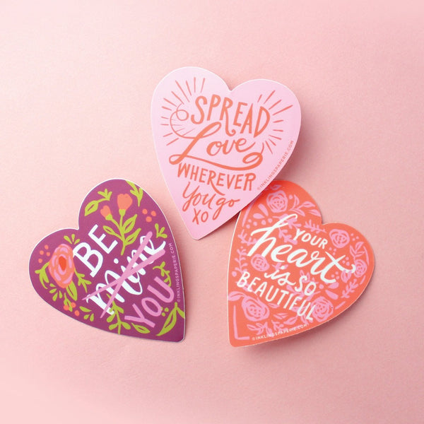 Vinyl Sticker Hearts