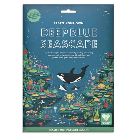 Deep blue seascape