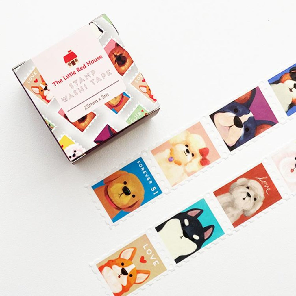 Dogs stamp washi tape