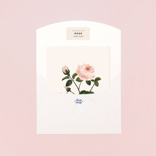 Botanical scented card rose